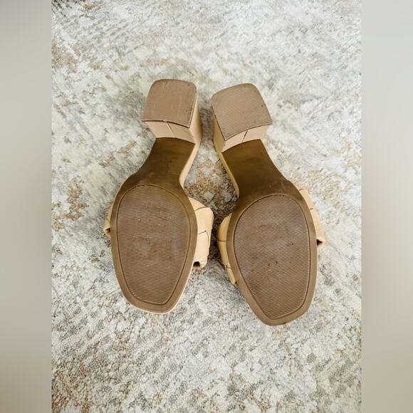 Maurices Khloe Square Toe Woven Chunky Block Heel Mule size 8 - Picture 7 of 7